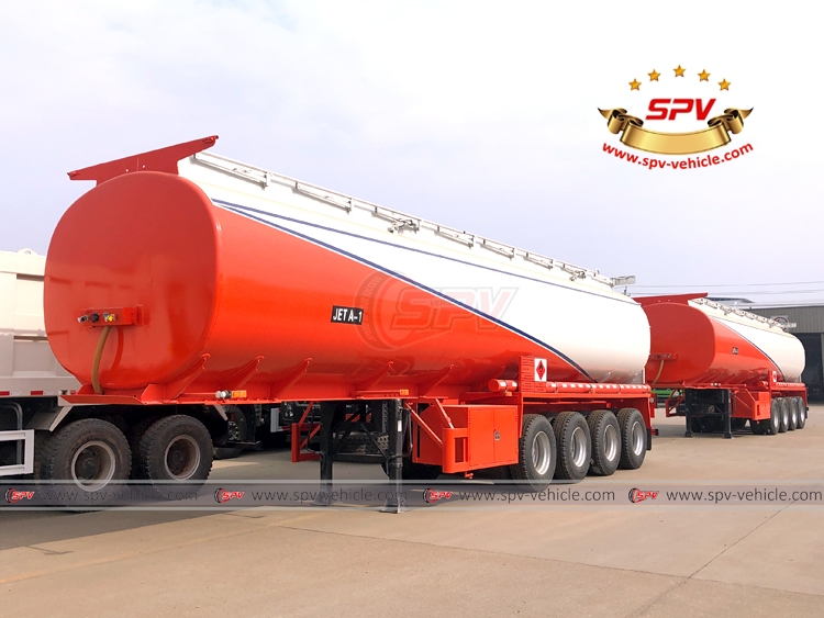 45,000 Litres Aluminium Fuel Tanker Semi-trailer - LF